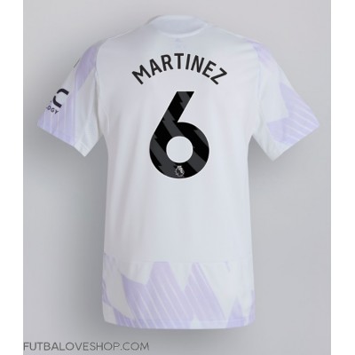 Dres Manchester United Lisandro Martinez #6 Preč 2025-26 Krátky Rukáv Dres Manchester United Lisandro Martinez #6 Preč 2025-26 Krátky Rukáv